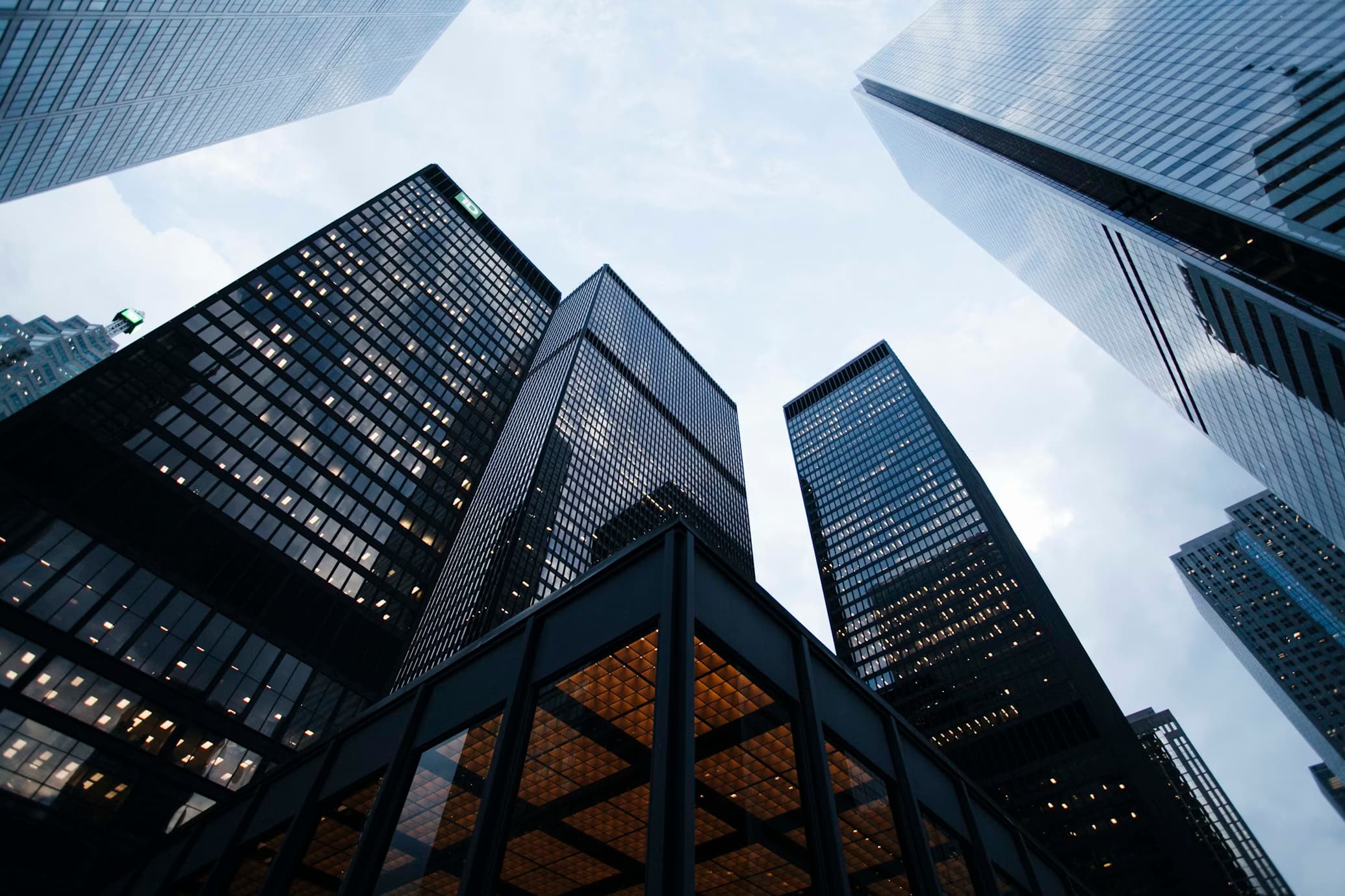 Modern business district